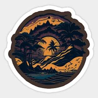 Jungle Oasis Sticker